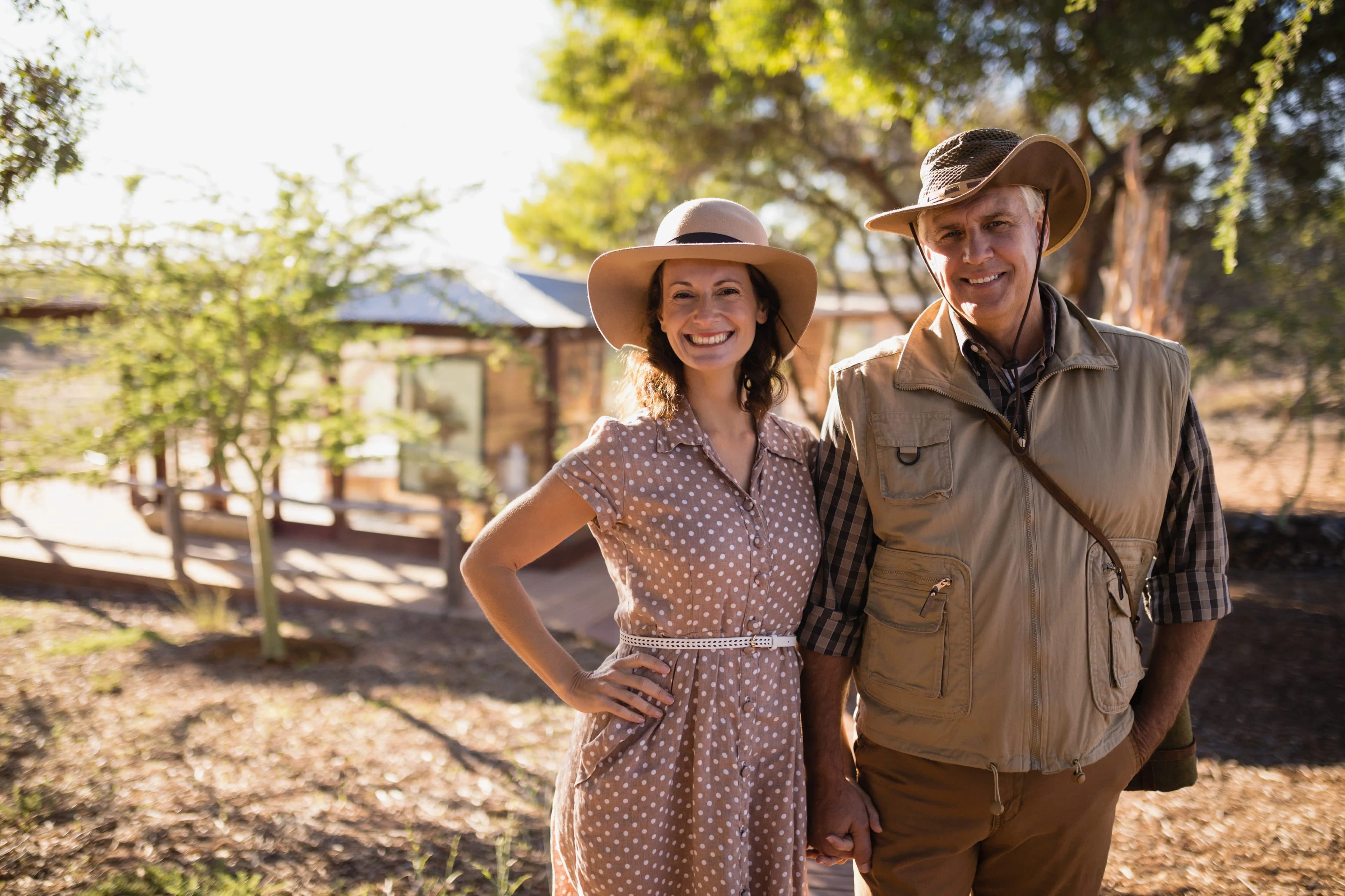 Walker Insurance Agency - Senior couple at resort