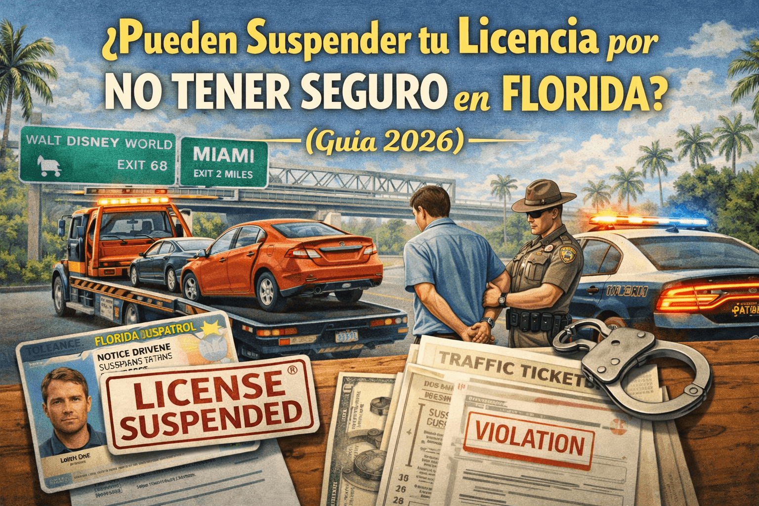 ¿Pueden Suspender tu Licencia por No Tener Seguro en Florida? (Guía 2026\)